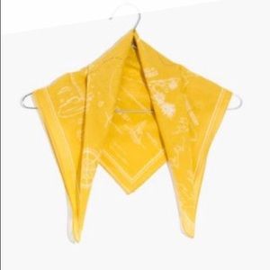 Madewell mustard color bandana